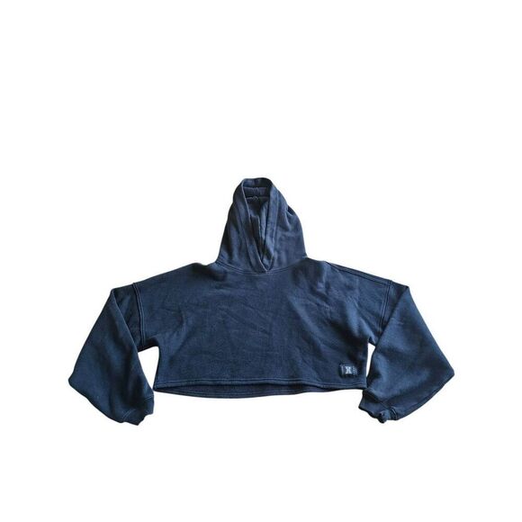 Savage X Fenty Tops - Savage X fenty black cropped hoodie womens Sz M